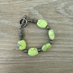 Green Turquoise Howlite? Southwestern Beaded Bracelet